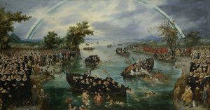 魂の釣り、1614 作： Adriaen Pietersz van de Venne