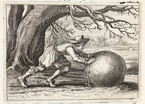 名誉と美徳、ヨハネス・デ・ブルネ（1589-1658）による「ジンネ・ヴェルクの紋章」のイラスト、ヤン・ジェイコブス・シッパー、アムステルダム、1661 作： Adriaen Pietersz van de Venne