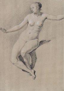 座った女性のヌード
