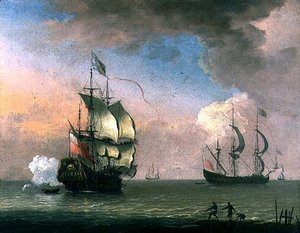 The Morning Gun 作： Adriaen van (attr. to) Diest
