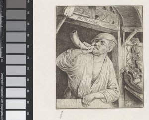 バッカーがクラクションを吹く 作： Adriaen van Ostade