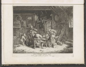 旅館で食事をする農家 朝ごはん 作： Adriaen van Ostade
