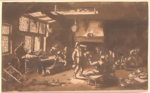 宿泊客の多い宿 作： Adriaen van Ostade