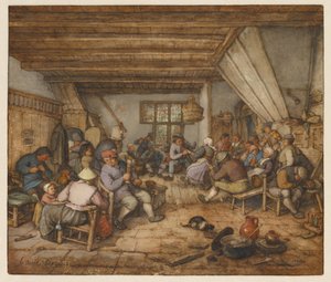  作： Adriaen van Ostade