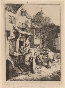 せむしのバイオリン弾き 作： Adriaen van Ostade