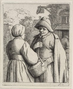 男と女の会話 作： Adriaen van Ostade