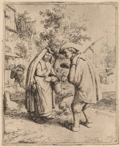 男と女の話 作： Adriaen van Ostade