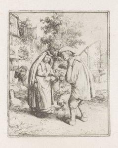 男と女の話 作： Adriaen van Ostade