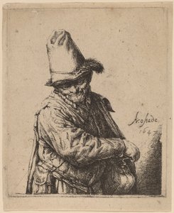 オルガングラインダー 作： Adriaen van Ostade