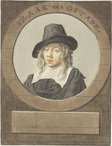 アイザック・ヴァン・オスタードの肖像 作： Adriaen van Ostade