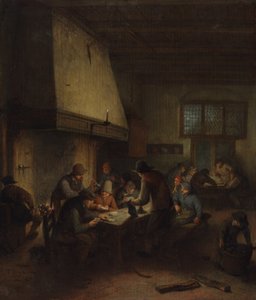 酒場の情景、1660 年代初頭。