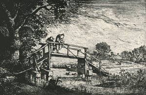 アングラー、1906年。 作： Adriaen Jansz. van Ostade