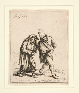 歩くカップル 作： Adriaen van Ostade