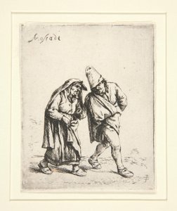 歩くカップル 作： Adriaen van Ostade