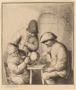 空の水差し 作： Adriaen van Ostade