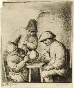 空の水差し 作： Adriaen van Ostade