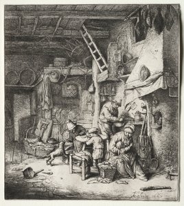 家族 作： Adriaen van Ostade