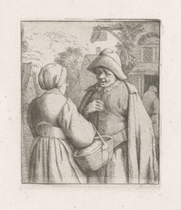 女と男の話 作： Adriaen van Ostade