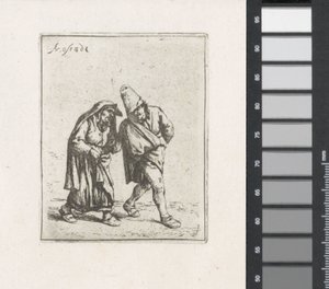歩く農民夫婦 作： Adriaen van Ostade