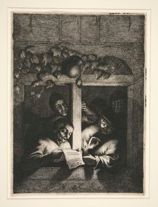 a. コブラー b. ザ・シンガーズ 作： Adriaen van Ostade