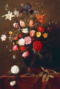 花の静物 作： Adriaen van Utrecht