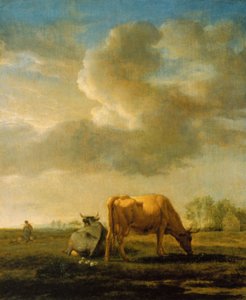フィールドの牛 作： Adriaen van de Velde