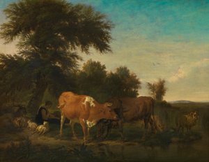 風景 作： Adriaen van de Velde
