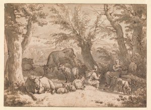  作： Adriaen van de Velde