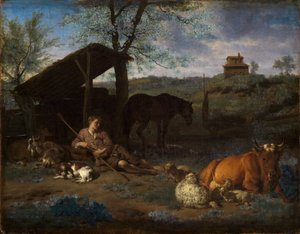  作： Adriaen van de Velde