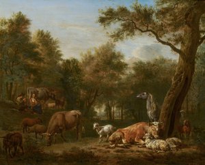  作： Adriaen van de Velde