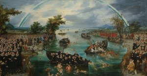 魂のための釣り。 1614年 作： Adriaen van de Venne