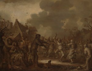 踊る農民 作： Adriaen van de Venne