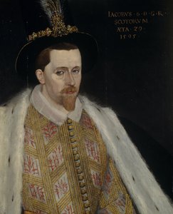 ジェームズ6世と私1566-1625、スコットランドの王、1595 作： Adrian Vanson