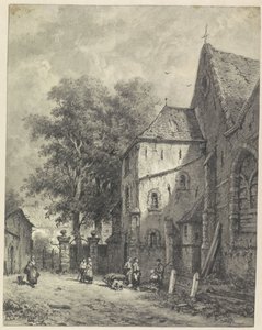 教会での顔 作： Adrianus Eversen