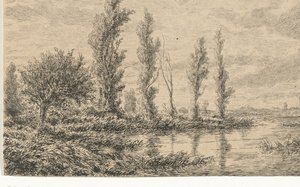 河川景観 作： Adrianus van Everdingen