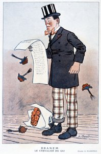 フランスの作家、ジュール・ルナール（1864/1910）の漫画、Barrère, A. 1923によるもの。 作： Adrien Barrere