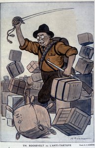 Théodore Roosevelt - Barrèreによる1915年9月1日からの "Fantasio "にて。