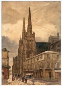 ボルドーの聖アンドリュー大聖堂、1832年。