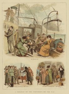大陸の休日、途中（クロモリト） 作： Adrien Emmanuel Marie