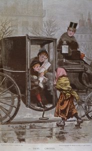 「選んでください」、「Le Monde Illustre」、1890年頃のイラスト 作： Adrien Emmanuel Marie
