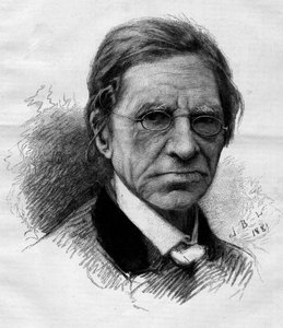 フランスの言語学者、医師、政治家であるエミール・リトル（1801-1881）の肖像。アドリアン・マリーによる版画 6月11日付「イラストレーション・ワールド」1263号掲載