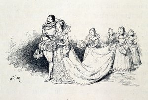 Riquet a la Houppe -Charles Perrault作「Les contes de fees」の中で、Adrien Marieが描いたもの。 作： Adrien Emmanuel Marie
