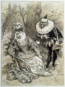 Riquet à la Houppe -Charles Perrault作「Les tales de fées」の中で、Adrien Marieが描いたもの。