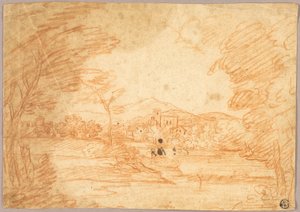 建物のある川の風景 作： Adrien Manglard