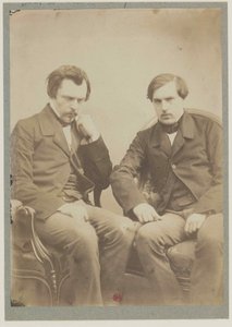 ゴンコート兄弟ゴンコート兄弟、1855年頃。 作： Adrien Tournachon