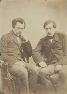 ゴンコート兄弟ゴンコート兄弟、1855年頃。 作： Adrien Tournachon