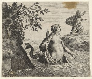 人魚の寓話 作： Egidius  Sadeler (II)