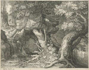 滝の上の旅行者 六景（連載タイトル） 作： Egidius  Sadeler (II)