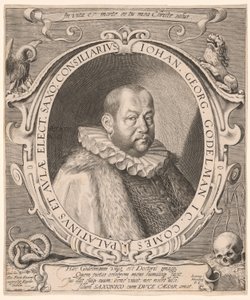 ヨハン・ゲオルク・フォン・ゲーデルマン、法学教授、外交官 作： Aegidius Sadeler II