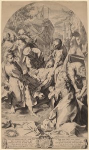 埋葬 作： Aegidius Sadeler II after Federico Barocci